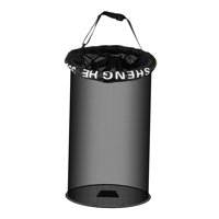 Magideal - Cesta De Pescado Flotante, Pesca Bien, Cubo De Pesca Plegable De Nylon Al Aire Libre Mantenga Una Jaula De Almacenamiento Neta Para Pescado, Truchas,