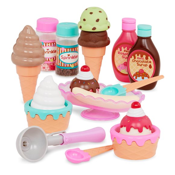 Set de helados Toy Food Battat Play Circle, 21 unidades, más de 3 años