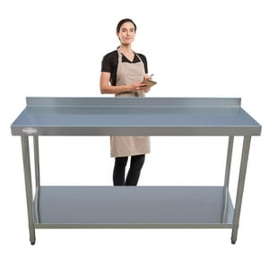 Prochef - Meson Muro 100% Inoxidable 200X60X85(+6) Cm