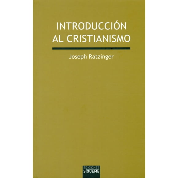Libro Ediciones Sígueme Introducción al Cristianismo