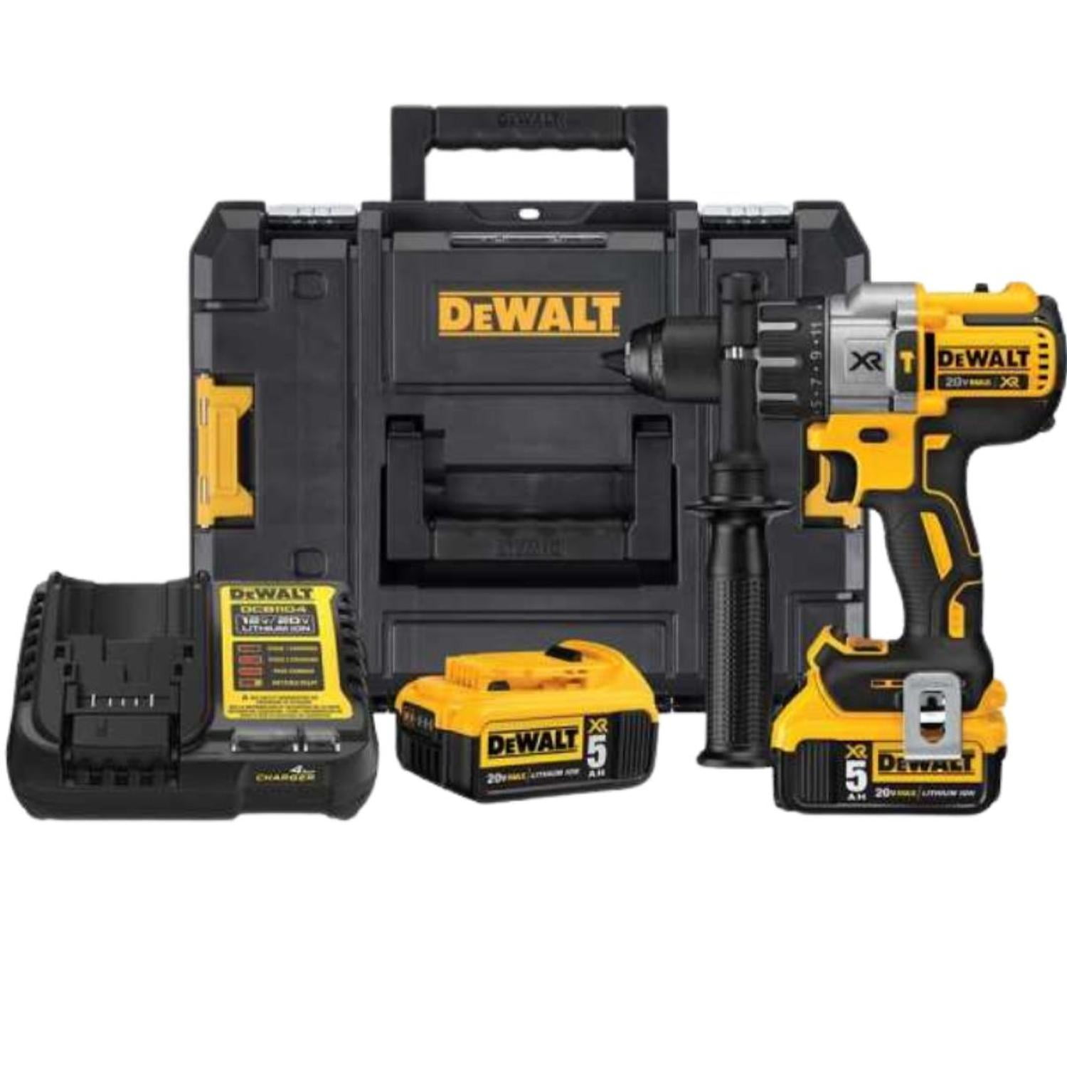 Kit Taladro Percutor 1/2'' 20v Xr Dewalt Dcd996p2t-b2 Amarillo