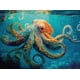 thumbnail image 4 of Rompecabezas Cross & Glory Deep Blue Octopus Odyssey 1000 piezas, 4 of 9