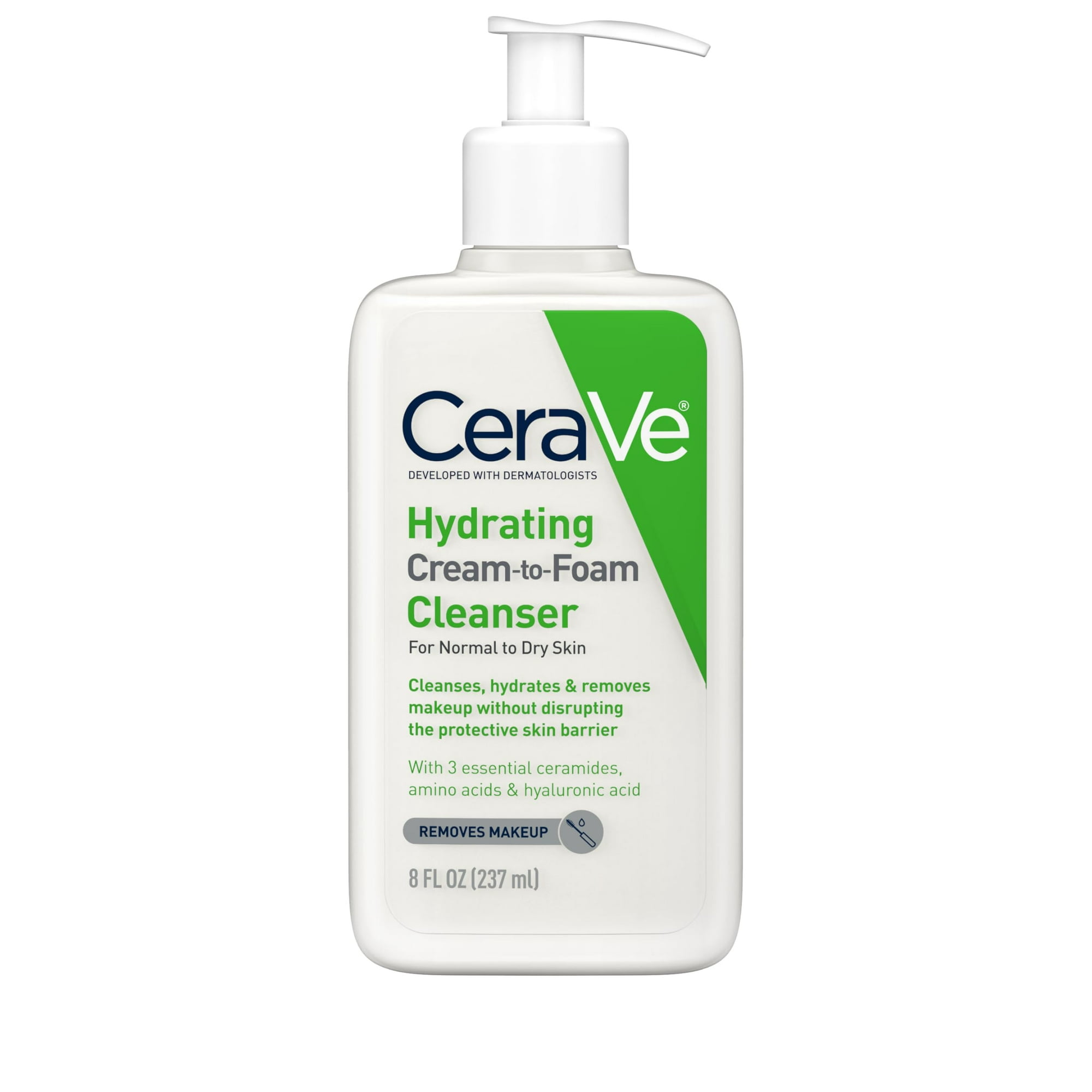 Crema Hidratante Cleanser Cerave Para Espumar Piel Seca, 240 Ml