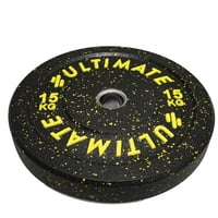 Ultimate Fitness - Disco Olímpico Bumper Premium 15 Kg