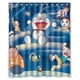 thumbnail image 1 of Cortina de ducha Doraemon, juego de cortina de baño con ganchos, tamaño 60 x 72 pulgadas, 1 of 3