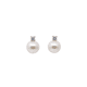 thumbnail image 1 of Aros Perla con Circón Plata 925, 1 of 3