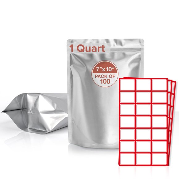 Bolsas de Almacenamiento de Alimentos BELLE KR 17 x 25 cm Pack de 100