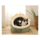 thumbnail image 2 of Casa Cama Suave para Gatos con Juguete Colgante Verde, 2 of 6