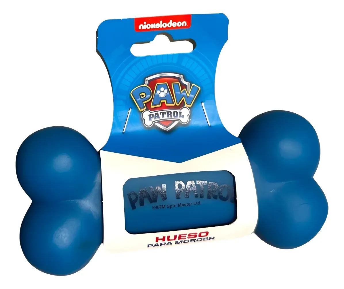 Genérica - Juguete Hueso Perro Paw Patrol Para Morder Azul