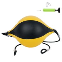 Ioensy - Saco De Boxeo De Doble Extremo Cuerda Elástica Bola De Velocidad De Entrenamiento Inflable Portátil C