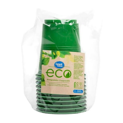 Vaso Verde Eco 10 Un Great Value