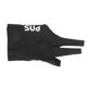 thumbnail image 2 of Black Spandex Pro Players Snooker Billiard Cue Guante Mano Izquierda Tres Dedos, 2 of 4