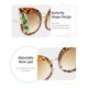 thumbnail image 5 of Gafas de sol Slocyclub Butterfly para mujer con strass UV400, 5 of 6