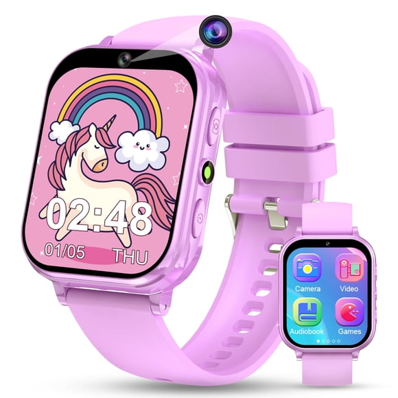 Smartwatch KALINCO para niños, cámara de juegos sin teléfono, de 5 a 12 años