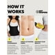 thumbnail image 4 of Faja reductora ajustable negra HOT SHAPERS, 4 of 9