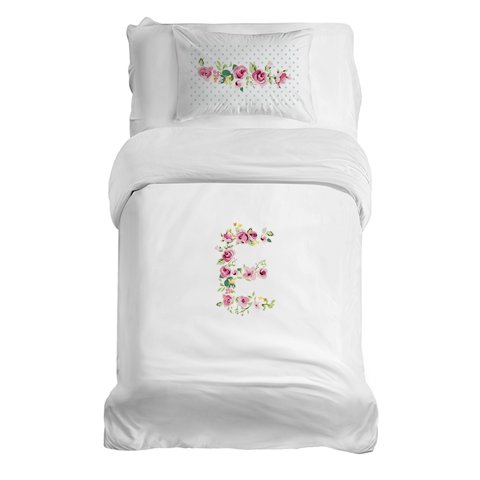 Tuyo Print - Cubreplumón Transición Letras Vintage E