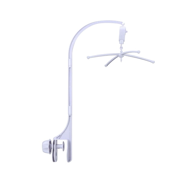 Brazo móvil para cama de bebé, soporte para cama para niños pequeños, soporte para brazo móvil para cuna de juguete decorativo de 26", soporte móvil p con cruz