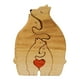 thumbnail image 3 of Familia De Osos Rompecabezas De Arte De Madera Escultura De Madera Para Regalo Para Navidad Familiar 4 Osos, 3 of 5