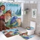 thumbnail image 1 of Hechizado-theme 4-Piece Shower Curtain Set with Rugs, Waterproof Bathroom Decor Set Includes Bath Mat, U-Shaped Rug, Toilet Lid Cover and Curtain with Hooks, 1 of 6