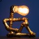 thumbnail image 5 of Lámpara de mesa LCYY.TG Robot de metal estilo steampunk 110V, 5 of 6