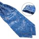 thumbnail image 5 of Set Ascot celeste Cravat Hombre seda formal. Modelo Celeste manantial, 5 of 5