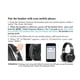 thumbnail image 5 of Auriculares Bluedio HT Turbine Inalámbricos Bluetooth 4.1 Negros, 5 of 7