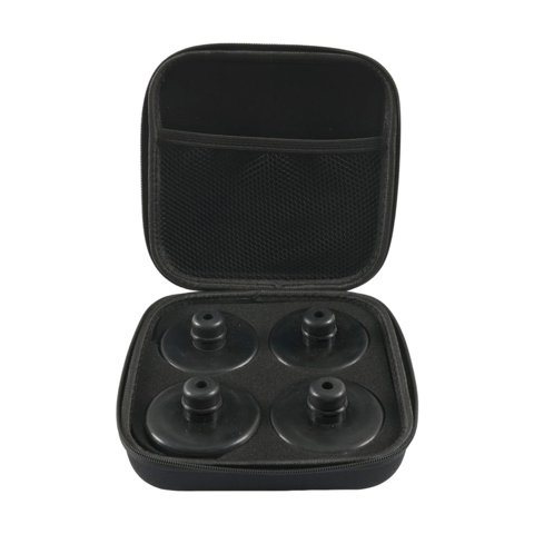 Ioensy - 4X Almohadillas De Elevación Jack Con Caja De Almacenamiento Para Piezas Tesla Model 3 X S
