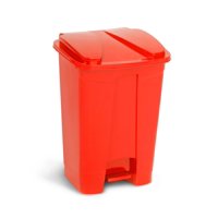 Recilock - Basurero 16 Litros Pedal Central - Rojo