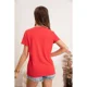 thumbnail image 3 of Polera Mujer Algodon Manga Corta Diseño Corazon 0051, 3 of 3