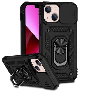 Estuche Gangxun Para Iphone 13 , Soporte Giratorio 360°, Estilo Mecánico Y Magnético
