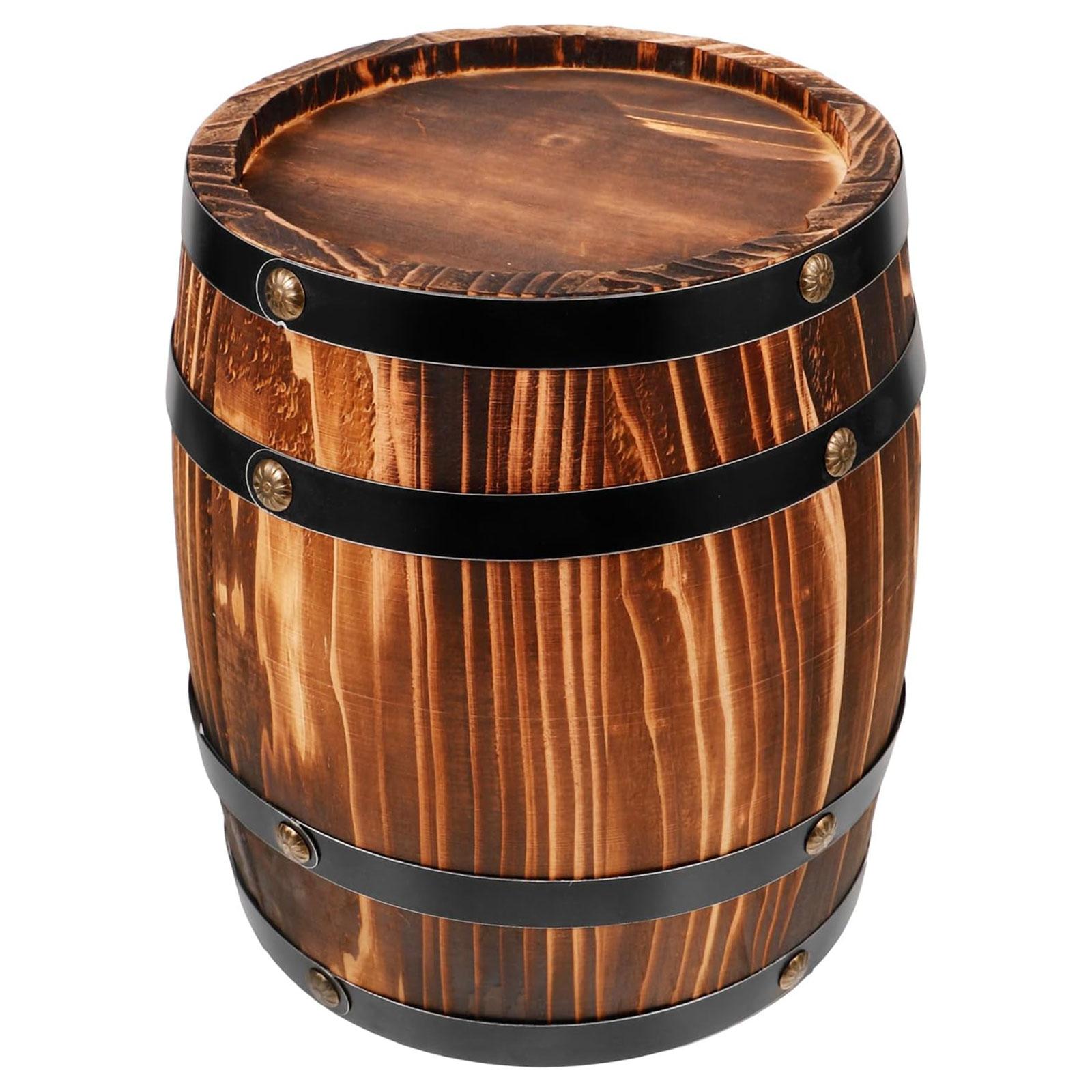 Bothyi - Cubo Dispensador De Whisky Retro En Barril De Vino De Roble Para Bebidas, Whisky, Cócteles, Café M