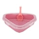 thumbnail image 4 of Bandeja De Arena Para Gatos Con Cuchara, Bandeja De Arena Para Gatos, Bandeja De Arena Triangular Duradera Para Gatos, Color Rosa, 4 of 5