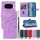 thumbnail image 4 of Funda tipo cartera con tapa para Nothing Phone 4A con tarjetero, soporte y cubierta magnética Morado, 4 of 5