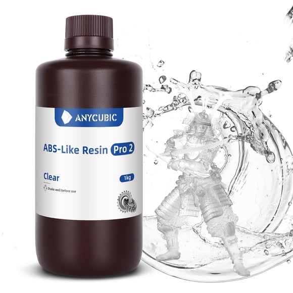 Resina para impresora 3D ANYCUBIC ABS Like Pro 2, 1 kg, transparente