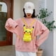 thumbnail image 2 of 30cm Trendy Japanese Anime Fun Cartoon Small Bag Pikachu Backpack Girl Cute Pikachu Plush Backpack, 2 of 3