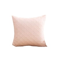 Genérico - Pack De 2 Fundas De Terciopelo Trenzado Rosa