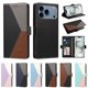 thumbnail image 5 of Funda con Solapa para iPhone 17 Pro, Diseño Tricolor con Ranuras, Negro, 5 of 6