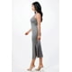 thumbnail image 3 of Vestido Largo con Cuello Alto y Abertura Lateral, 3 of 3