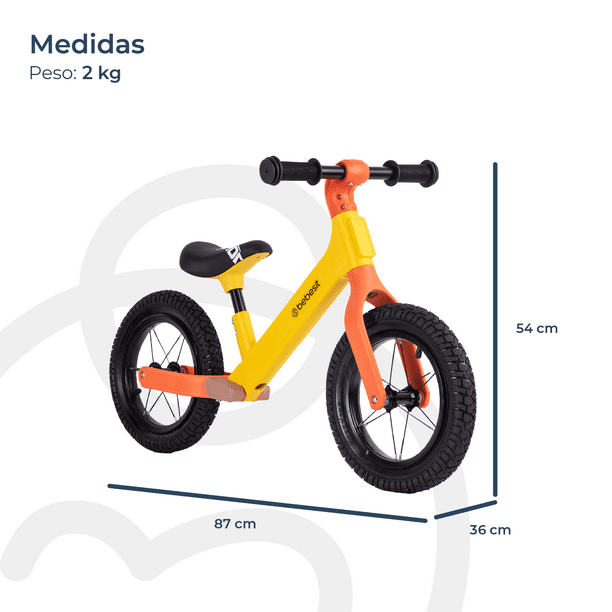 Bicicleta de Aprendizaje Neo Amarillo Bebesit