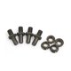 thumbnail image 1 of Unique Bargains 4 Pares M10 x 1.25 Tornillos de Piñón Trasero de Metal para Motocicleta CG125, 1 of 2