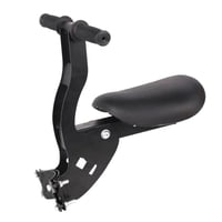 Magideal - Asiento De Bicicleta Montado En La Parte Delantera, Asiento De Bebé Eléctrico Universal, Portabicicletas, Silla Plegable Para Niños Pequeños, , Negro