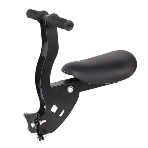 Magideal - Asiento De Bicicleta Montado En La Parte Delantera, Asiento De Bebé Eléctrico Universal, Portabicicletas, Silla Plegable Para Niños Pequeños, , Negro