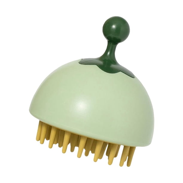 Cepillo Para El Cabello Cuidado Del Cuero Cabelludo Cepillo Suave Para La Caspa Para Cabello Húmedo Y Seco Relajación De La Cabeza Verde