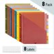 thumbnail image 2 of Separadores de carpeta Mr. Pen pack de 8 con bolsillos y pestañas, 2 of 8