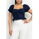 thumbnail image 3 of Blusa Bordada Con Ojales, 3 of 5