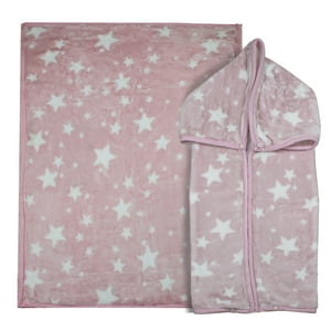 Saco Con Broche Ultra Soft Estrella 80X110Cm Rosado Bebesit