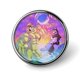thumbnail image 1 of ¡Despierta, Carlo!-Theme Round Button Badge: Premium Metal Construction, Ideal for High-End Events 2.8 cm, 1 of 6