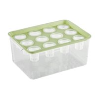 Magideal - Caja De Cultivo Hidropónico, Herramienta Hidropónica, Jarrón Con 12 Agujeros Para Arreglos Florales, Miniacuario De Mesa Para Interiores Para Plantar Verde