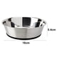 thumbnail image 2 of Cuenco de acero inoxidable para perros y gatos, antideslizante, con base de goma antiderrames., 2 of 5