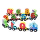 thumbnail image 3 of Juego De Trenes Con Números Magnéticos, Juego De Trenes De Madera, Juguete Para Niños, Niñas Y Niños De 3, 4 Y 5 Años, 3 of 5